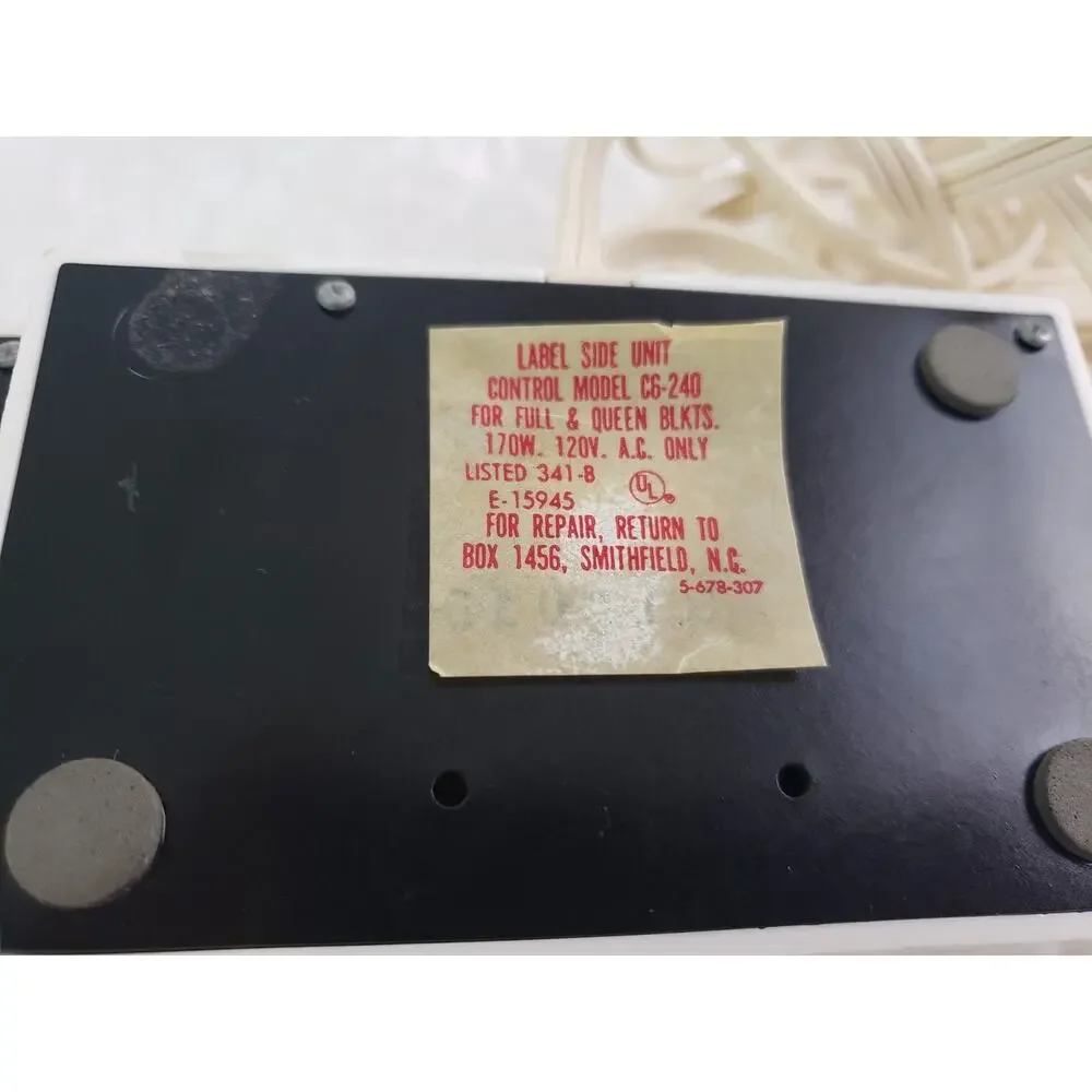 AUTOMATIC ELECTRIC 3 PRONG DUAL CONTROL HEATING BLANKET CONTROLLER MODEL C6-240